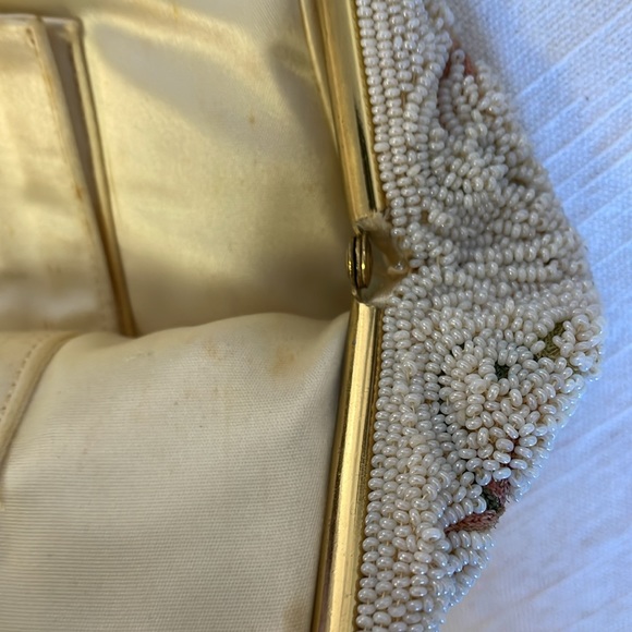 Vintage Beaded Clutch Handbag by Josef in France - Picture 8 of 15